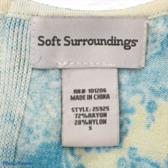 Soft Surroundings Tunic with Exposed Zipper. Size S. - Picture 3 of 4